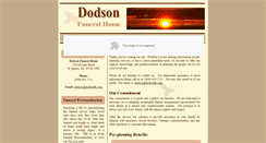 Desktop Screenshot of dodsonfh.com