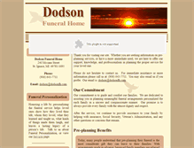 Tablet Screenshot of dodsonfh.com